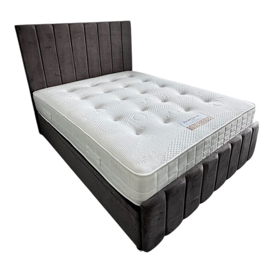 Panel Ottoman Bed Complete